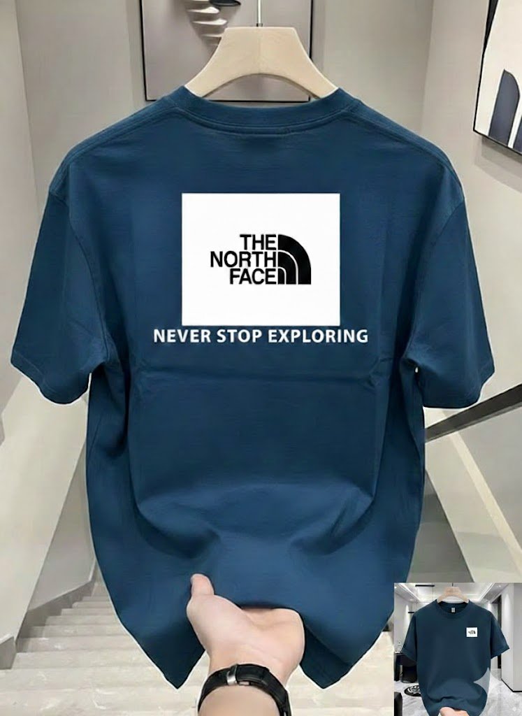 Premium Drop Shoulder T-Shirt Navi Blue