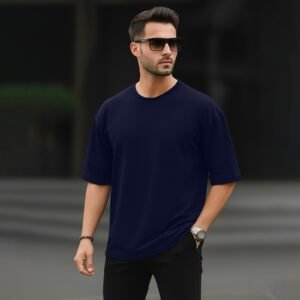 Solid Drop Shoulder T-shirt